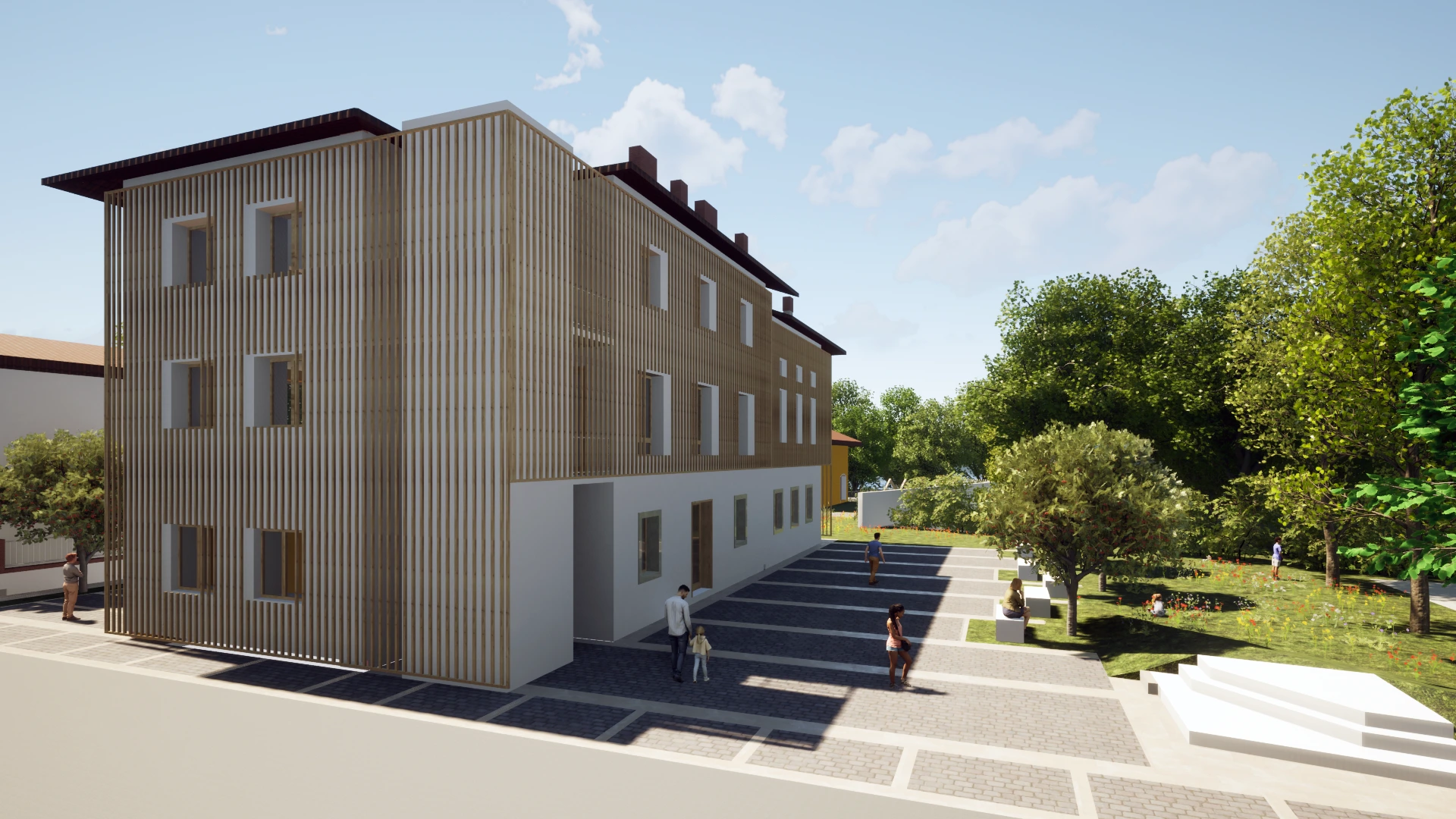 Riqualificazione di area di proprietà comunale a Roasio | RiADATTO