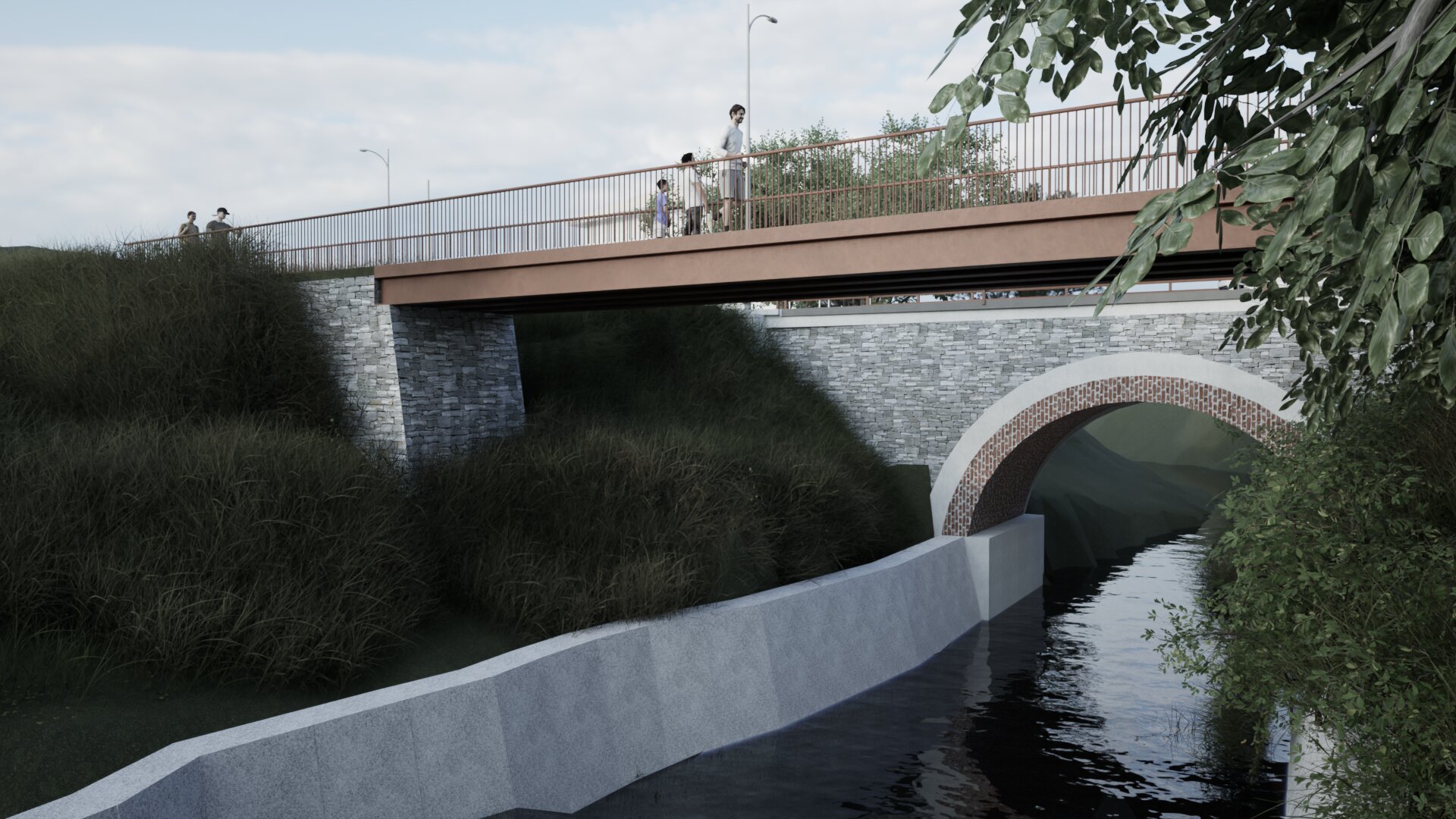 Ripristino dissesto idrogeologico sul Rio Orgoglia e messa in sicurezza del ponte di Via Valle  | RiADATTO